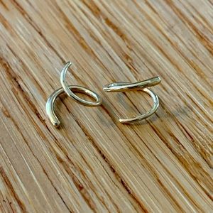 Mejuri 14k Gold Spiral Earrings